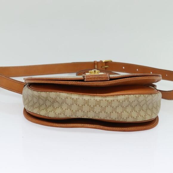 CELINE Shoulder Bag Pvc Beige Gold - Picture 9 of 13